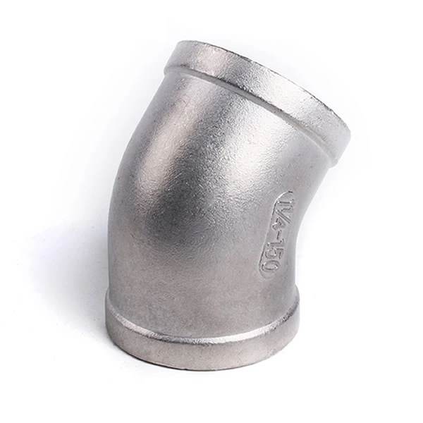 High Quality Stainless Steel 45 Degree Screwed Elbow3