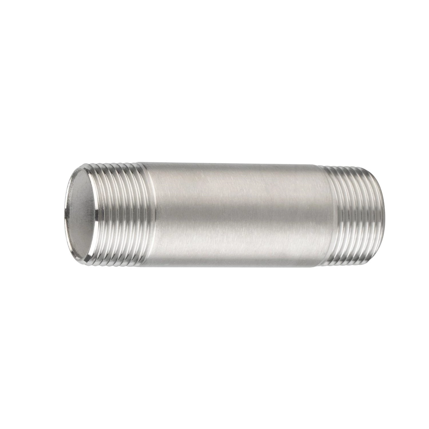 Stainless Steel Pipe Fitting 304 1/4"-4" NPT/BSPT Double Threaded Nipple