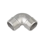 Stainless Steel Pipe Fitting 304 BSPT NPT 2" 90 Degree Threaded Elbow