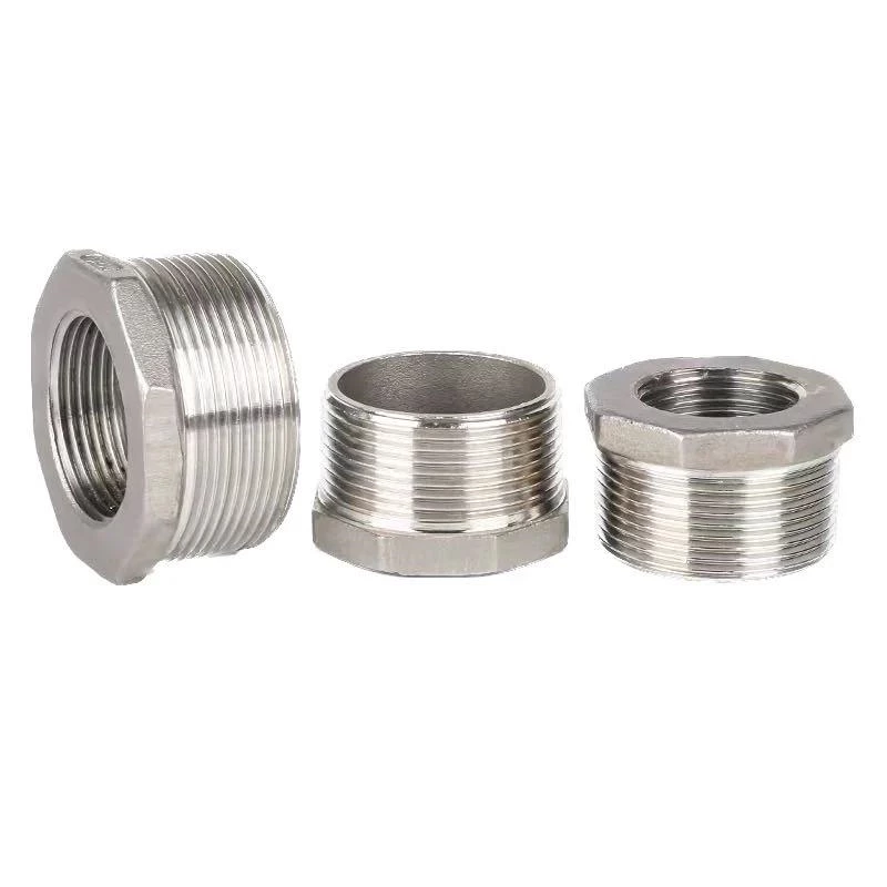 High Quality Stainless Steel 304 Fitting Customize Inch Hexagon Bushing for Oil Gas Water
