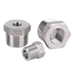 ISO9001 Building Material Casting Male Threaded Stainless Steel Hex Head Hex Bushing