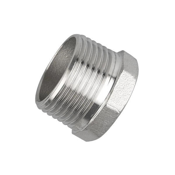 Stainless Steel Pipe Fitting 304 316L Male Hex Head Plug