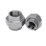 Stainless Steel Pipe Fitting Copling Forged Sliding Female Threded Connector Union