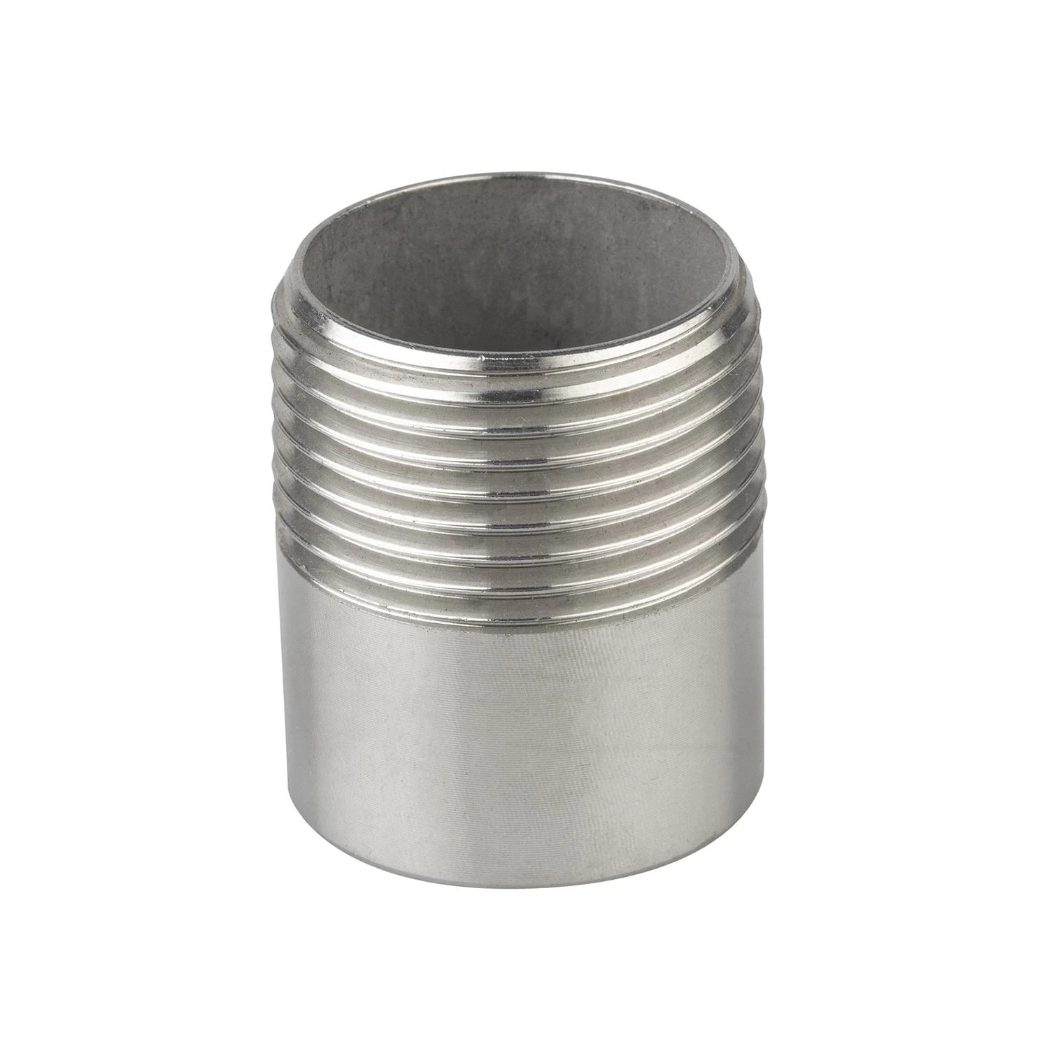 Stainless Steel Pipe Fitting 304 316L Male Thread Nipple