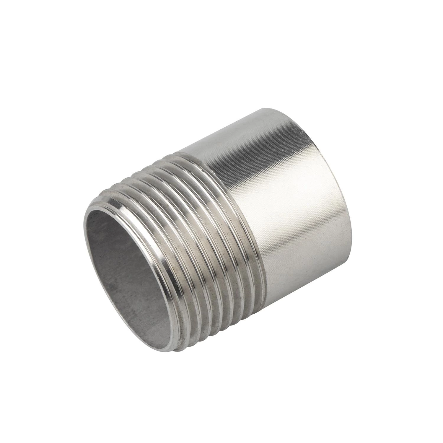 Stainless Steel Pipe Fitting 304 316L Male Thread Nipple