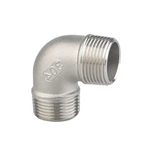 Stainless Steel Pipe Fitting 150lb 1" Male Threaded 90 Degree Elbow
