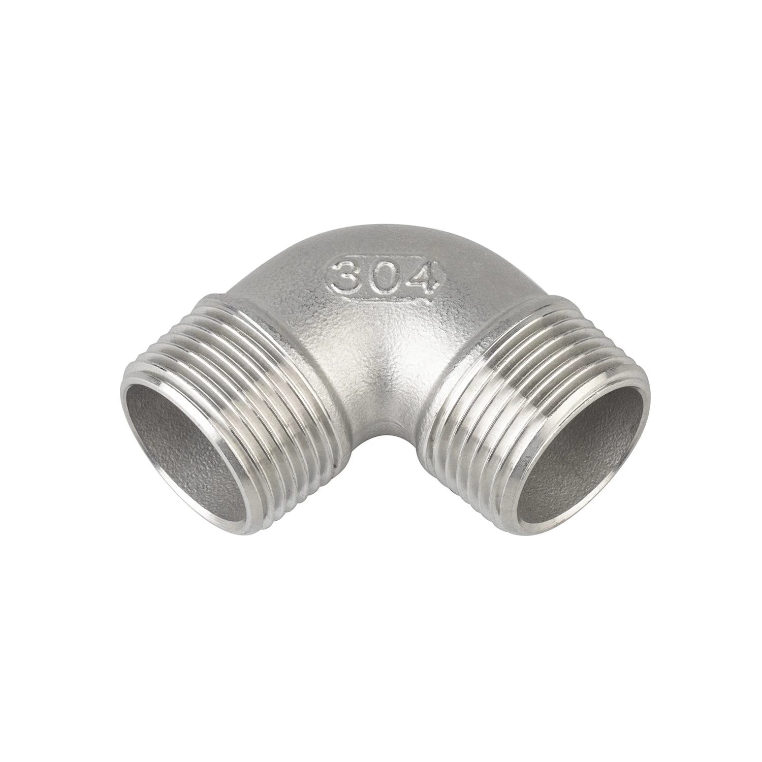 Stainless Steel Pipe Fitting 150lb 1" Male Threaded 90 Degree Elbow