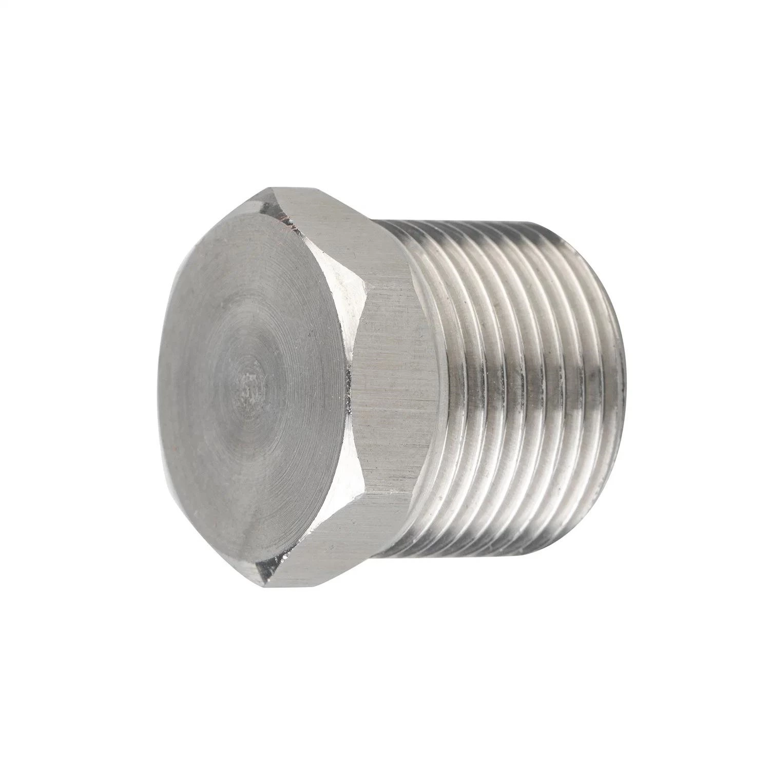 Manufacturer Stainless Steel Pipe Fitting Male Threaded Hex Plug