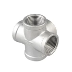 Stainless Steel Pipe Fitting SS304 Female Thread Cross Joints