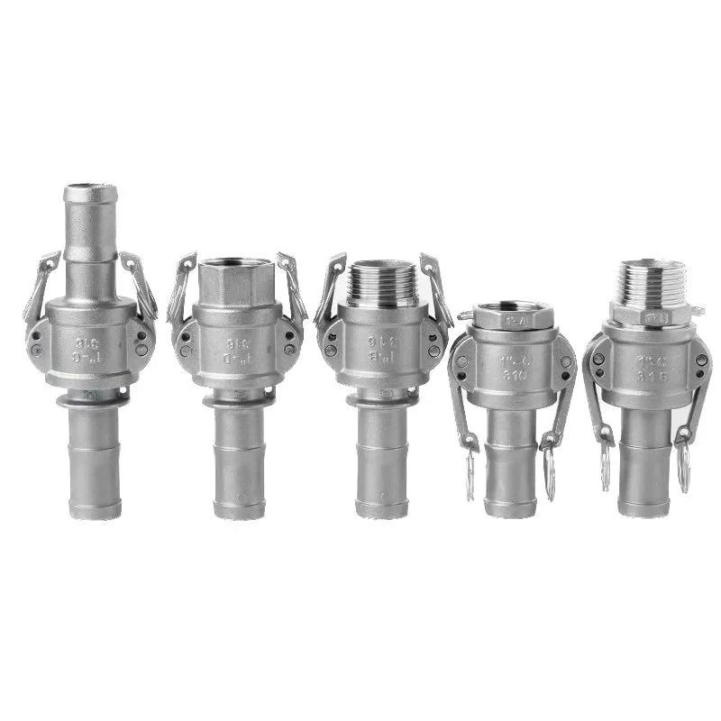 Professional Stainless Steel 8 inch npt Threaded Chemical Engineering Quick Coupling