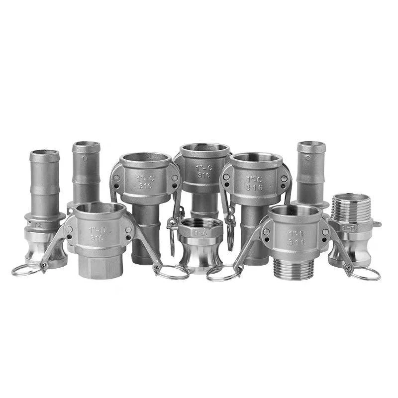 Professional Stainless Steel 8 inch npt Threaded Chemical Engineering Quick Coupling