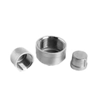 Stainless Steel 201/304 Pipe Fitting Female Thread Round Head Cap Spherical Cap for Coupling