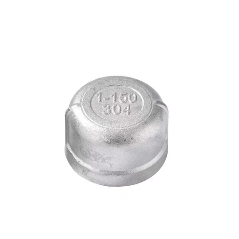 Stainless Steel 201/304 Pipe Fitting Female Thread Round Head Cap Spherical Cap for Coupling