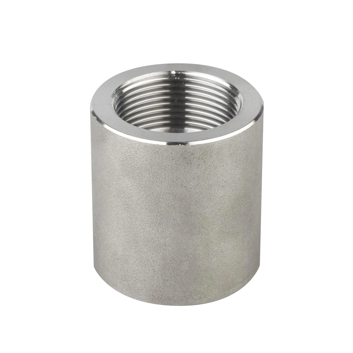 Stainless Steel Pipe Fittings 304 1/4"-4" NPT/BSPT Female Thread Coupling