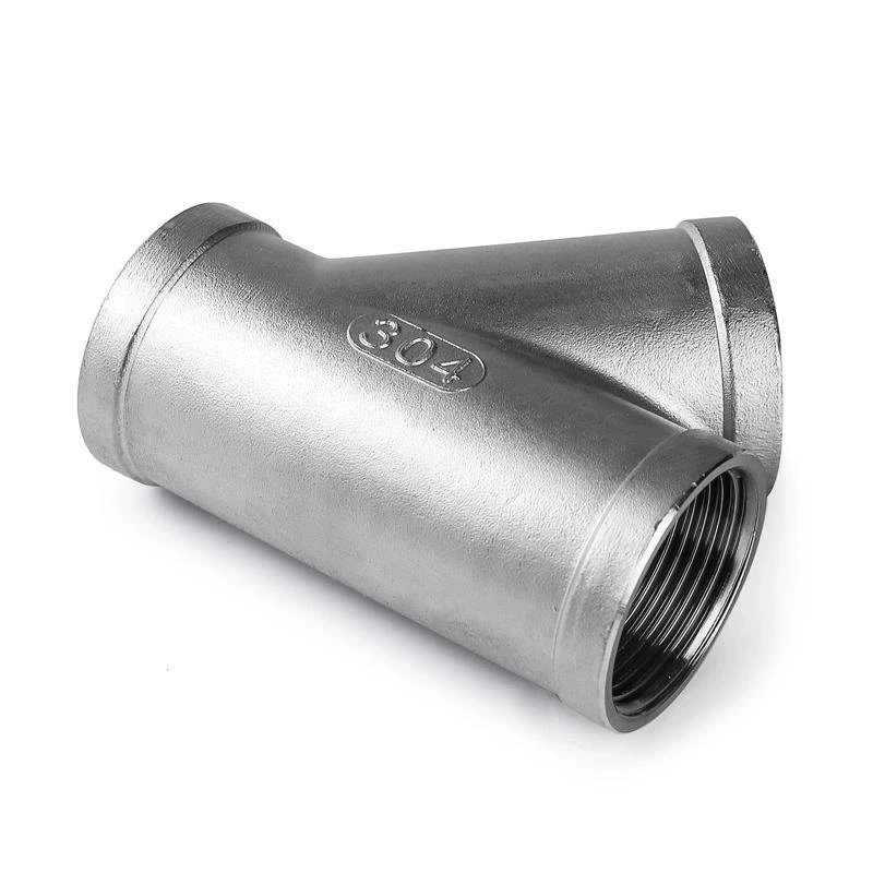 NPT Zg BSPT Threaded Stainless Steel Material Threaded Pipe Fittings Euqal Tee SS304&316