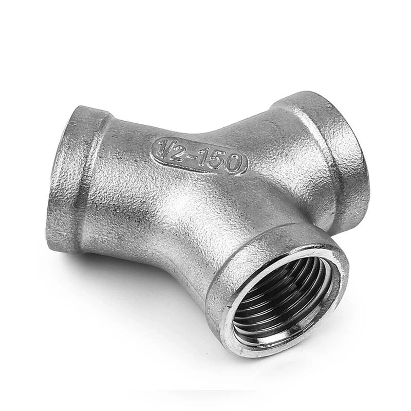 NPT Zg BSPT Threaded Stainless Steel Material Threaded Pipe Fittings Euqal Tee SS304&316