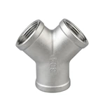 Pipe Fittings Casting 150lb Stainless Steel 1" Y-Type Tee