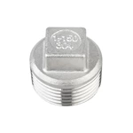 Stainless Steel Pipe Fitting1/4"-4" NPT BSPT Male Threaded Solid Outer Head Plug