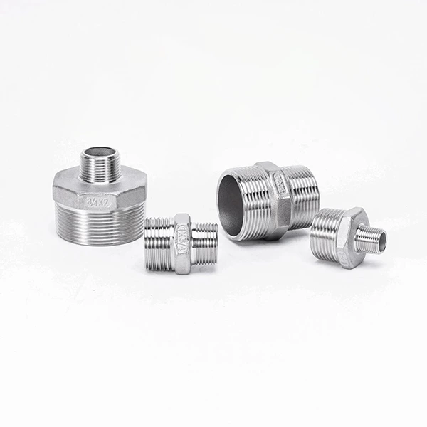 Stainless Steel Pipe Fittings Male Female 2" Threaded Connectors Adapter