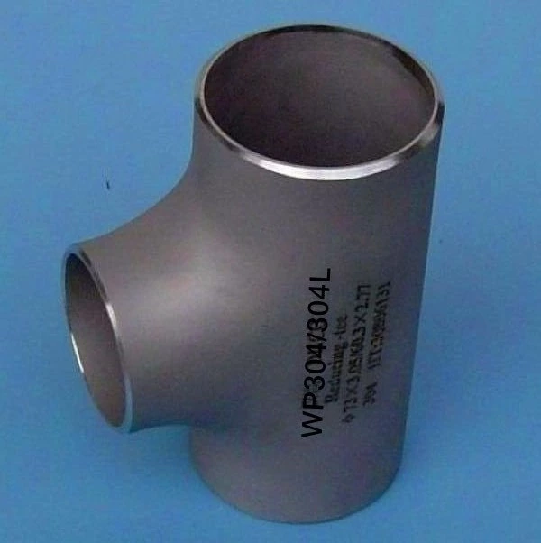 Manufacturing 304 316 Butt-Welding Stainless Steel Equal Tee