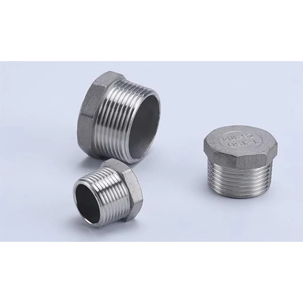 Stainless Steel Pipe Fitting Hex Plug Casting Parts for Connection