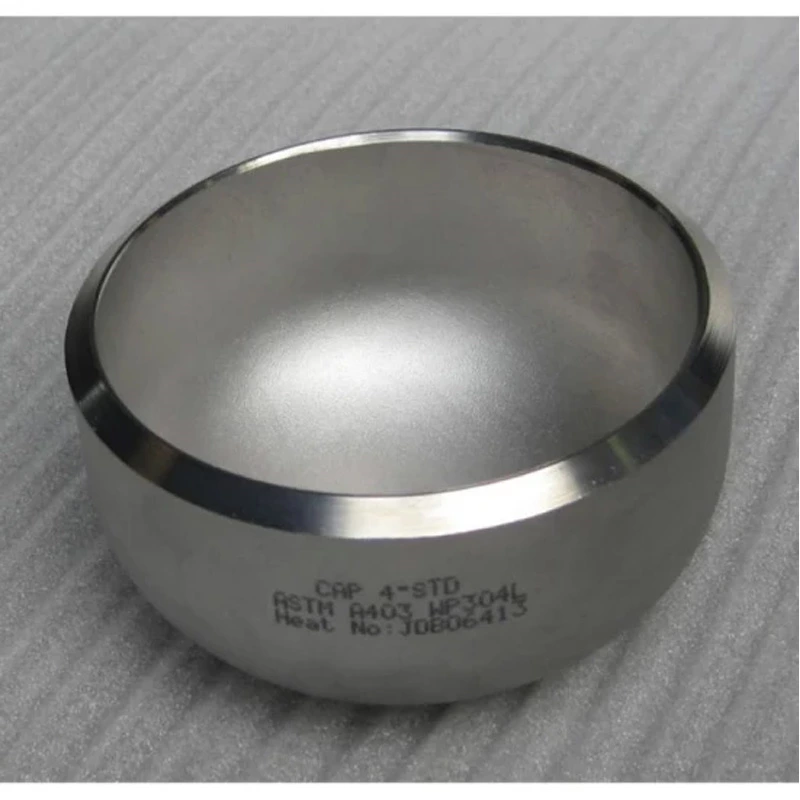 Customized Size Sch80 Steel Pipe Alloy Steel Fittings Carbon Steel Weld A234 Wpb Bw Ansi B16.9 End Round Equal Forged Seamless Stainless Steel Pipe Fitting Cap