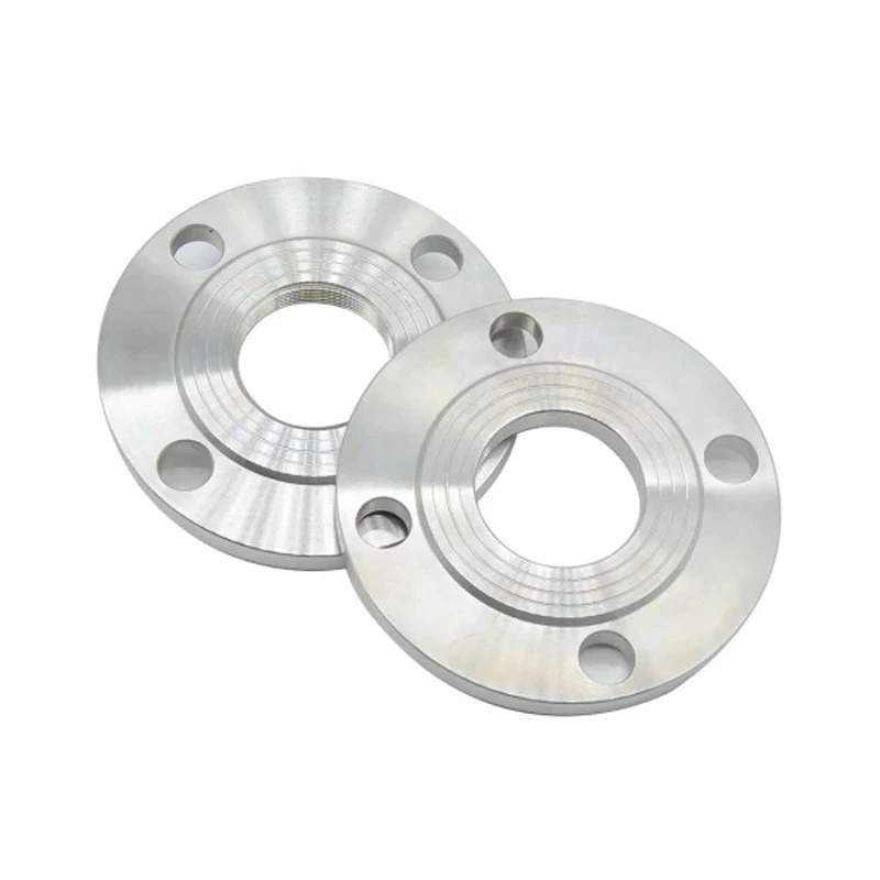 SS304 316 Stainless Steel Pipe Sanitary Flange Slip on Flanges with Tube Fittings