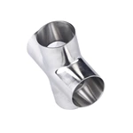 Sanitary Stainless Steel 304 316l Butt Weld Equal Cross Pipe Fitting