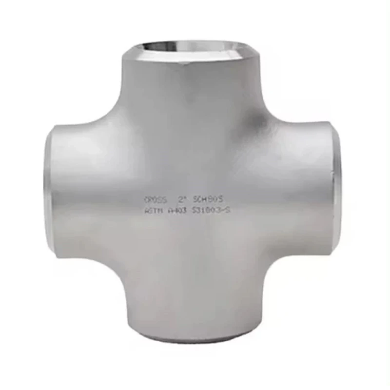 Ss316 Stainless Steel Pipe Fitting Weld Industrial Cross Four Way Cross