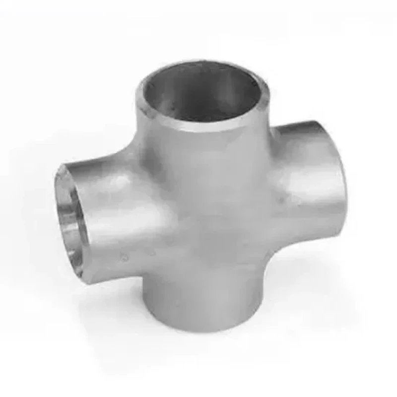 Hot Sale Stainless Steel 304 316 Pipe Fittings Din2615 Butt Welded Seamless Straight Equal Cross