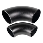 90 Degree 45 Degree Astm Carbon Black Stainless Steel Seamless Pipe Fittings Butter Weld Welding Flange Tee Reducing Elbow (cap, Reducer)