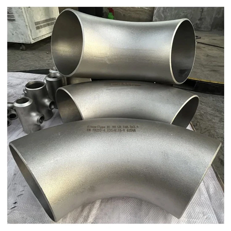 ASTM A234 Long Type Butt Weld SUS304 Schedule 40 Stainless Steel 90 Degree Elbow