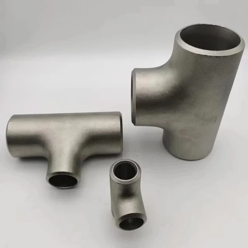 ASME B16.9 Butt Weld Stainless Steel Carbon Steel Pipe Fitting Reducing Tee Equal Tee