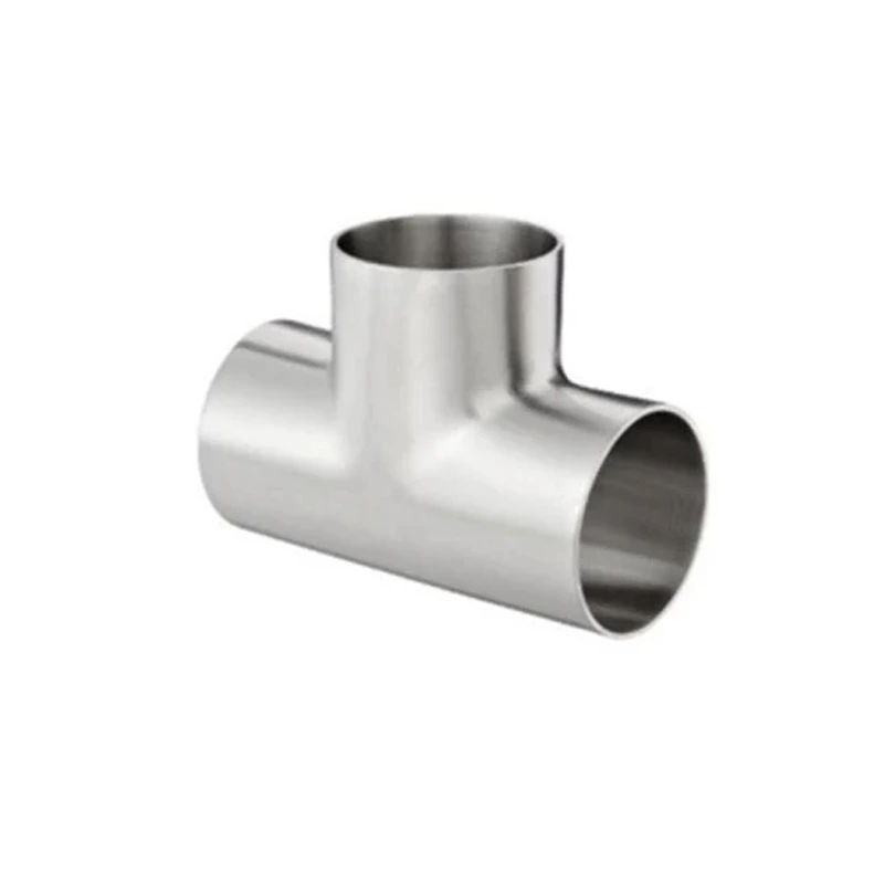 Sanitary Tee Pipe Fittings Sanitary Stainless Steel Weld Long Tee