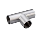 Sanitary Tee Pipe Fittings Sanitary Stainless Steel Weld Long Tee