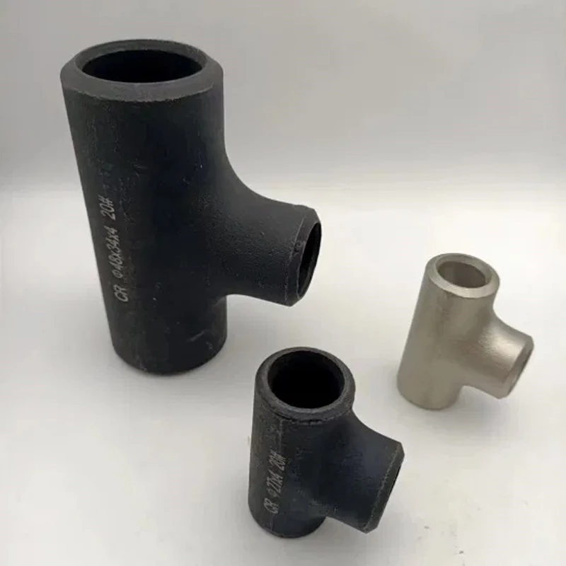 ASME B16.9 Butt Weld Stainless Steel Carbon Steel Pipe Fitting Reducing Tee Equal Tee