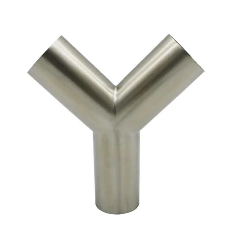 Sanitary Stainless Steel 3A DIN SMS Tri Clamp Butt-Weld Y-Type Tee