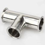 3A SMS DIN Stainless Steel Sanitary Clamp/Weld Tee Manufacturer