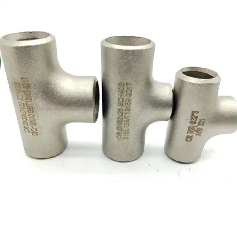 ASME B16.9 Butt Weld Stainless Steel Carbon Steel Pipe Fitting Reducing Tee Equal Tee