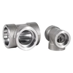 2000lb 3000lb Stainless Steel Socket Weld Fittings B16.11 Forged Tee 3/4" Npt Stainless Steel Tee