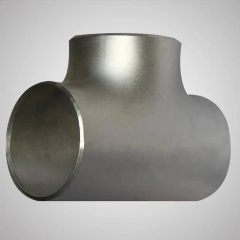 Stainless Steel Standard Large Diameter Pipe Fittings Tee Equal Reducing Tee With Weld End