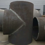 Stainless Steel Standard Large Diameter Pipe Fittings Tee Equal Reducing Tee With Weld End